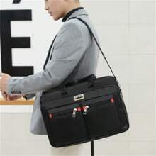 Laptop Messenger Bag, Business Briefcase Gift, Unisex, Adjustable Shoulder Strap, High-Quality Office Bag, Fits Laptop/Computer/Notebook, Suitable For Teens, Casual Outdoor, Athletic, Vacation, Travel, Graduation Gifts, Birthday Accessories