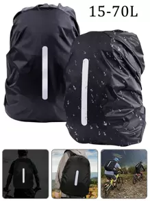 Backpack Rain Cover 15-70L Outdoor Camping Hiking Mountaineering Dust Cover Travel Backpack Protection Covers Foldable Waterproof Rain Cap Cover