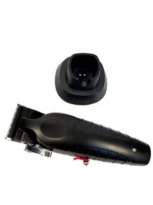 Kemei Cortapelos eléctrico KM-2296 con base de carga, cortapelos ajustable recargable por USB inalámbrico para uso en salón, barbería o familiar, con gran capacidad de 2500mAh, cuchilla engravada y cortadora de cabello para uso diario de hombres.