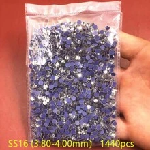 288/1440 Pcs DMC Crystal Hot Fix Rhinestone, Clear White Diamond Crystal Quality A/A++ Ss6/10/16/20/30/34, Flat Back Glass Rhinestone, Wholesale Flat Back Hot Fix Rhinestones For Crafts, Jewelry, Apparel, Garment, Shoe, Bag, DIY Decorations