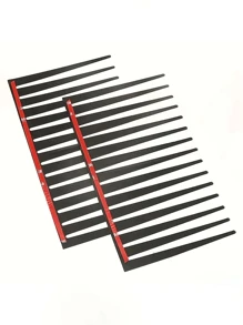 汽车睫毛 汽车假睫毛 汽车贴纸 汽车大灯眉贴 2片装 - 彩色 - 查看 6