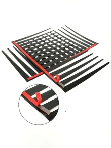 汽车睫毛 汽车假睫毛 汽车贴纸 汽车大灯眉贴 2片装 - 彩色 - 查看 5