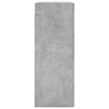 Wall Mounted Storage Cabinets Set Of Two Concrete Grey 69.4x90 Cm Stylish Modern Design For Home Or Office Organization - Grey - View 6