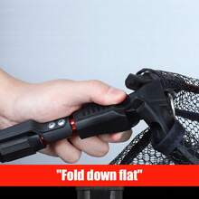 Fishing Landing Net With Telescoping Pole Handle, Triangle Aluminum Alloy Fishing Net Fish Landing Net With Anti-Slip Telescoping Pole Handle Extend To 3-9.8ft - 90CM - View 6