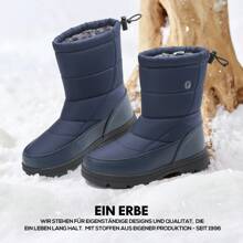 BARFULKER Winter Shoes Men Women Winter Boots Warm Lined Snow Boots Lightweight Hiking Shoes Trekking Shoes Non-Slip Boots Outdoor Boots - 藍色 - 查看 4