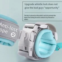 1只綠色防丟失幼兒鏈條背包,帶手腕帶,2合1防丟失裝置,適用於兒童 - 綠色 - 查看 8