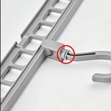 2 piezas Percha para ropa plegable multifuncional, secadora de ropa con 9 agujeros para ahorrar espacio para uso doméstico
