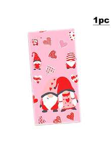 2pcs, 137*274CM/54*108IN Disposable Heart-Themed Tablecloth, Party Decoration, Suitable For Various Themed Parties And Daily Use (Can Be Hung As Backdrop To Enhance Holiday Atmosphere) For Valentine's Day - Pink - View 9