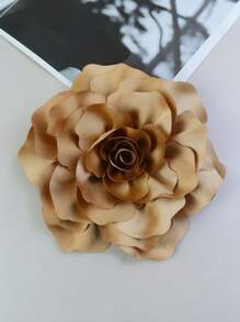 20cm 2024 Korean Style 3D Satin Peony Flower Handmade Brooch, Versatile Apparel & Dress Accessory Valentines - Flower - View 21
