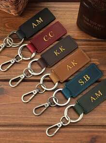 [Personalized]Personalized Faux Leather Keychain Stylish Anti-Lost Accessory Custom Engraved Name Perfect Gift For Women Valentine's Day Birthday Dawg,Sequines, Cute,Adorable,Funny,Cuties,Kawaii Custom,Personalized,Unique,Customized Ideal Gifts For Him,Ideal Gifts For Her Boyfriend,Family,Grandparents,Her,Girlfriend,Pets,Friends,Children For Anniversaries,For Graduation,For Housewarming,For Weddings,For Birthdays,School Supplies,Back To School,For Office,For School,For Classroom,For Teacher Gifts,For University,For Colleague,For Dorm Rooms,For Teacher,For Boys And Girls,For Teenagers,Junior High School Students,Middle School Students,High School Senior High School Students,College Students,University Students,Freshman,Sophomore,Underclassmen