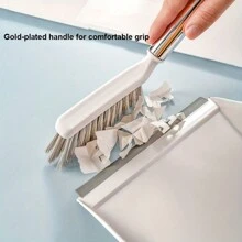 1 Set Mini Cleaning Brush And Dustpan Set - Handheld Sweeping Brush And Dustpan, Desktop Cleaning Brush, Garbage Shovel - Portable For Desktop, Sofa, Furniture, Travel, Camping - Suitable For Everyone - Perfect Christmas Gift