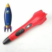 3D Printing Pen Set - Includes 3D Pen, Blue Storage Bag, 12 Colors PLA Filament, Heat-Resistant Finger Sleeve, Finger Sleeve, Transparent Drawing Board, DIY Instructions And Charging Cable, Creative Learning Art Activity Set, Holiday Gift