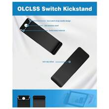 Soporte de repuesto compatible con Switch, soporte posterior de repuesto con Switch (negro)