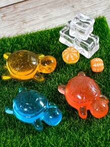 1pc 3D Sea Turtle Epoxy Resin Silicone Mold Casting Molds, Mini Turtle DIY Micro Landscape Decoration, Small Tabletop Resin Crafts Making Accessories - White - View 6