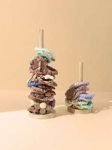 1 Stück Holz Haarband/Schmuck Ständer, Mehrzweck Aufbewahrungsorganizer für Schlafzimmer und Wohnzimmer