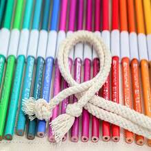 Estuche de lona hecho a mano creativo con 12/24/36/48/72 agujeros, gran capacidad, estuche de lápices, caja de papelería para bocetos, caja de papelería simple, bolsa para bolígrafos, soporte para bolígrafos, bolsa de almacenamiento de maquillaje (sin lápices) - cortina de pluma - Ver 11