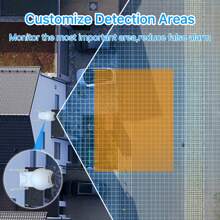 2K Solar Security Camera With Spotlight, 360° View Wireless Outdoor Camera, Waterproof PIR Detection - 白色 - 查看 4