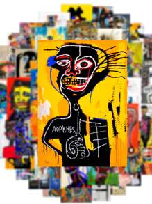 50张抽象艺术涂鸦贴纸，趣味风格矩形海报贴纸，防水PVC材质，适用于头盔装饰、信封贴纸、汽车装饰、派对装饰、标签贴纸、自粘贴纸，适用于剪贴簿、笔记本电脑、行李箱、吉他、水瓶、手机壳、时尚装饰 - 50pcs - 查看 5