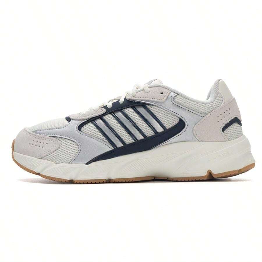 Adidas Zapatillas deportivas de correr versátiles y de moda CRAZYCHAOS 2000 para hombres - Han Jade Blanco/Plata Oscuro Metálico/Azul Tinta Legendario - Ver 1
