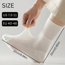 5 Pairs Of Diabetes Breathable Socks, Men's And Women's Knitting Medium Cylinder Non Binding Elastic Socks, Health Gift, High Elasticity Fabric Neutral Socks, Sweet Curse Socks, The Big D Socks, Spiking Socks, Non-Restraining, Flat Knit Upper, Comfortable, Fragrance-Free, Loose Socks - Multicolor - View 6
