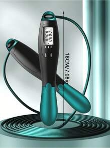 1 Set Of Steel Wire Rope Counting Skipping Rope Sports Equipment Adult Exam Skipping Rope - Grey - View 6