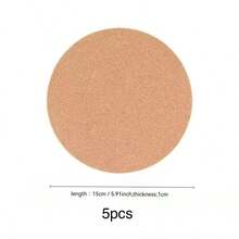 Cork Table Mat Non-Slip Heat Insulation Mat, Dish Mat, Silent Placemat, Round Coffee Coaster, Suitable For Home Desks