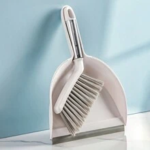 1 Set Mini Cleaning Brush And Dustpan Set - Handheld Sweeping Brush And Dustpan, Desktop Cleaning Brush, Garbage Shovel - Portable For Desktop, Sofa, Furniture, Travel, Camping - Suitable For Everyone - Perfect Christmas Gift