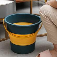 5/10L Travel Bucket Car Wash Water Storage Container Bathroom Kitchen Camp Bucket Lightweight  Outdoor Tool - White - View 5