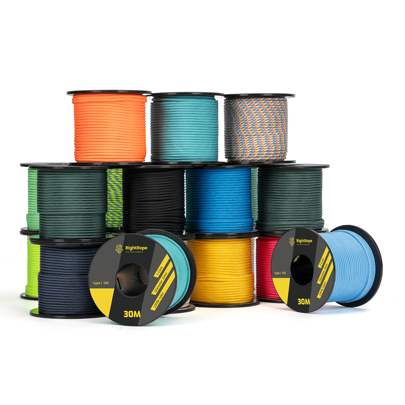 100% Nylon Rope Paracord 2mm 30m With 1-Strand Cord Type I Parachute Cord Tent Rope For Camping, Bracelet