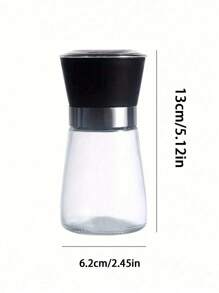 1pc Manual Grinder, Spice Grinder, Freshly Grind Coffee Beans, Black Pepper, Sichuan Pepper, Seasoning Bottle, Kitchen Tool, Color Random