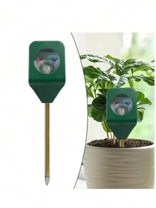 1pc Soil Moisture Meter, Mini Soil Moisture Tester, Gardening Soil Moisture Sensor - Green Mini Hygrometer - View 5