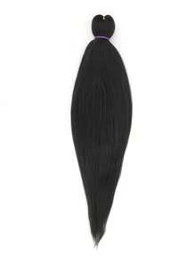 Synthetic Braid Pre-Stretched18"20"24"28" Inches / Pre-Stretched Braid / Black Crochet Braid / Hot Water Styling / Braided Hair Extensions