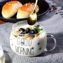 Cốc cà phê trong suốt, thích hợp cho quán cà phê, cốc đựng ngũ cốc bằng thủy tinh, cốc ăn sáng, cốc sữa, cốc trà sữa chua, cốc yến mạch và hỗn hợp yến mạch, cốc nước kiểu Bắc Âu, cốc dành cho nữ, cốc ăn sáng gia đình, cốc ăn sáng, thích hợp để đựng cocktail, sinh tố, nước ép, sữa lắc, cà phê đá, trà sữa trân châu, nước soda, nước chanh, sữa lắc protein, đồ uống lạnh. Dành cho người lớn - Rất thích hợp cho gia đình, văn phòng, tiệc tùng, du lịch, nhà hàng, trường học, cắm trại, v.v. - Nhiều màu - Xem 12