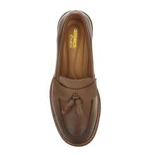 Zapato Con Plataforma Color Café Con Aplicación En Antifaz Para Mujer - Café integral - Ver 4