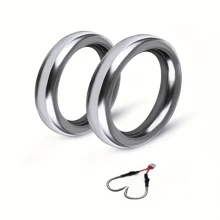 20 stuks sterke en duurzame roestvrijstalen visringen - 150lb tot 700lb zoutwatervistuig Snap Connectors