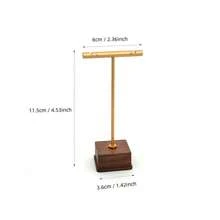 1 chiếc giá trưng bày trang sức bằng gỗ óc chó, giá để trưng bày vòng cổ, bông tai, phụ kiện chụp ảnh, đồ trang trí triển lãm trang sức, quà tặng cho phụ nữ, đồ trang trí phòng. - Nhiều màu - Xem 12