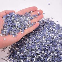 288/1440 Pcs DMC Crystal Hot Fix Rhinestone, Clear White Diamond Crystal Quality A/A++ Ss6/10/16/20/30/34, Flat Back Glass Rhinestone, Wholesale Flat Back Hot Fix Rhinestones For Crafts, Jewelry, Apparel, Garment, Shoe, Bag, DIY Decorations