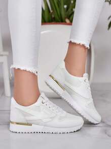 Royalfashion Women's Lace-Up Sports Shoes Emetad