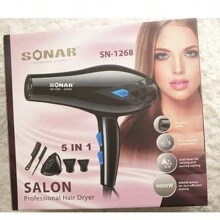 SONAR Secador de Pelo Profesional, 4000W, Especial para Barberías