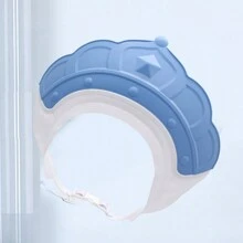 Shower Cap Crown Adjustable Waterproof Shampoo Hat - -Friendly Bath Safety Protection, Soft TPE & Durable PP, For Ages 3-12 Years - Variety Of Colors
