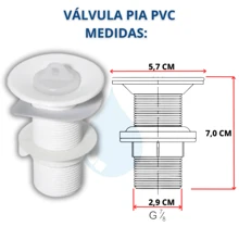 Tigre Sanfonado Siphon Washbasin Kit White 72cm + Sink Valve Washbasin/Tank White PVC + 50cmx1/2 Flexible Tigre Coupling - trắng - Xem 4