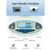 Lab Digital Scales 0.01g Precision Analytical Electronic Balance Jewelry Scales Weighing Scale Calibrated 2000g - 0.01g-2000g,0.01g - View 2