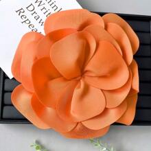 1 pieza Nueva decoración de broche floral 3D de gran tamaño extraíble para vestido, decoración de ropa, accesorios para vestido de boda