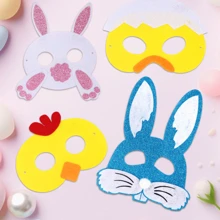 1pc Felt Easter Party Decoration, Photo Prop, Cartoon Animal Mask Headband