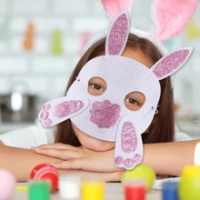 1pc Felt Easter Party Decoration, Photo Prop, Cartoon Animal Mask Headband