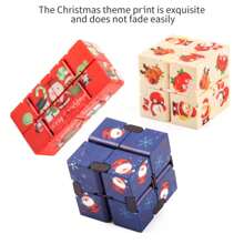 2x2x2 Magic Cube, Infinity Magic Cube Christmas Themed Stress Relief Toy - Multicolor - View 8