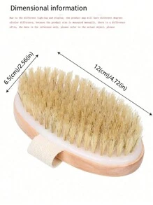 4 pezzi/3 pezzi/2 pezzi/1 pezzo Spazzola per doccia in legno antiscivolo con setole naturali - Spazzola da doccia ovale morbida, adatta per la spazzolatura a secco del corpo, la spazzolatura bagnata, la schiena, per una pulizia profonda ed esfoliazione, migliora la circolazione sanguigna, previene i peli incarniti, riduce l'acne e la cellulite - Senza profumo, senza batterie richieste