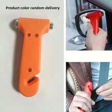 Martillo de coche 2 en 1 - Accesorios para vehículos - Artículos de viaje esenciales