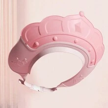 Shower Cap Crown Adjustable Waterproof Shampoo Hat - -Friendly Bath Safety Protection, Soft TPE & Durable PP, For Ages 3-12 Years - Variety Of Colors