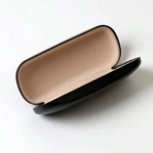 1 pièce Étui à lunettes décoratif avec strass, boîte de rangement pour lunettes